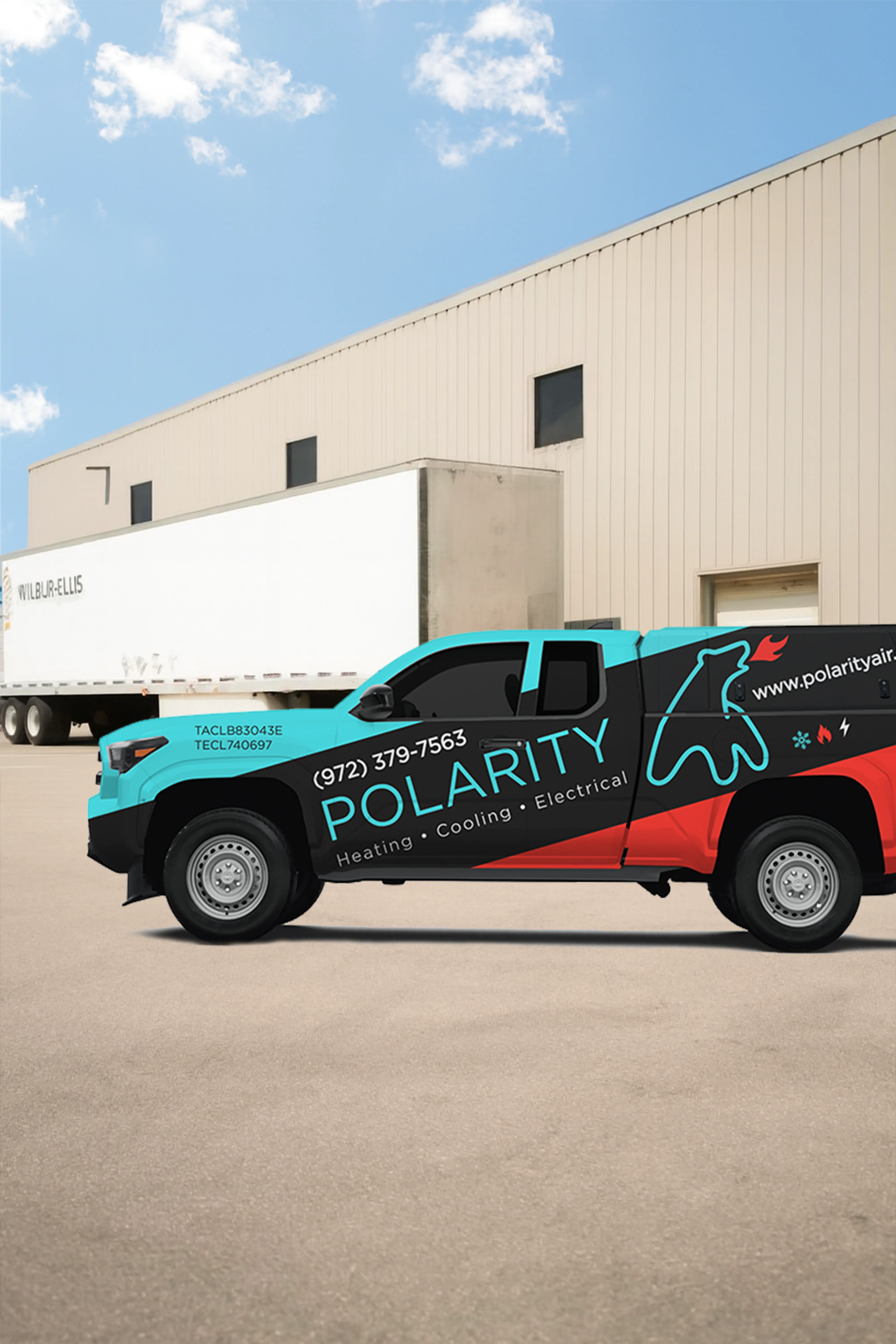 Polarity Air Truck Dispatched for service