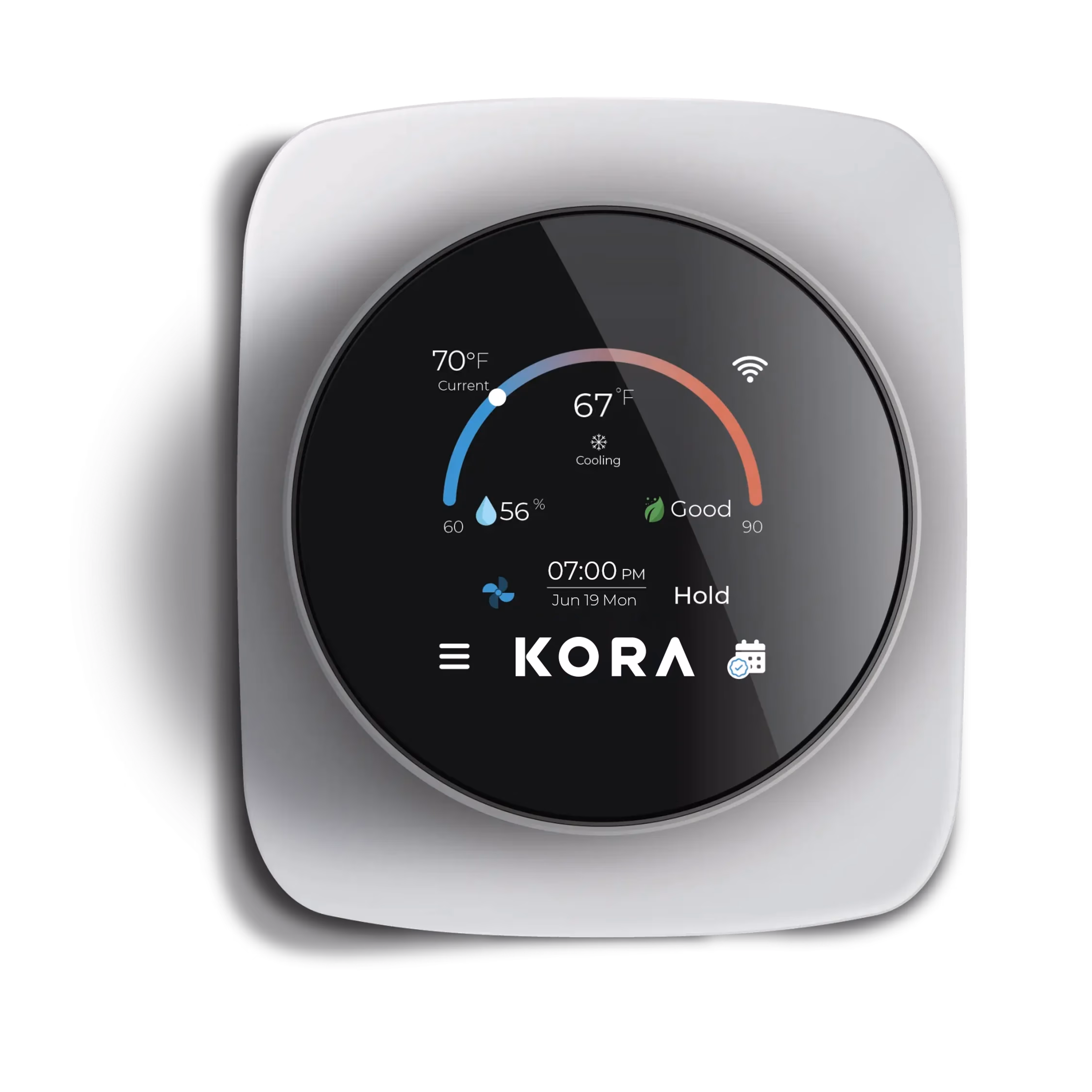 Polar Series packages include a KORA smart thermostat