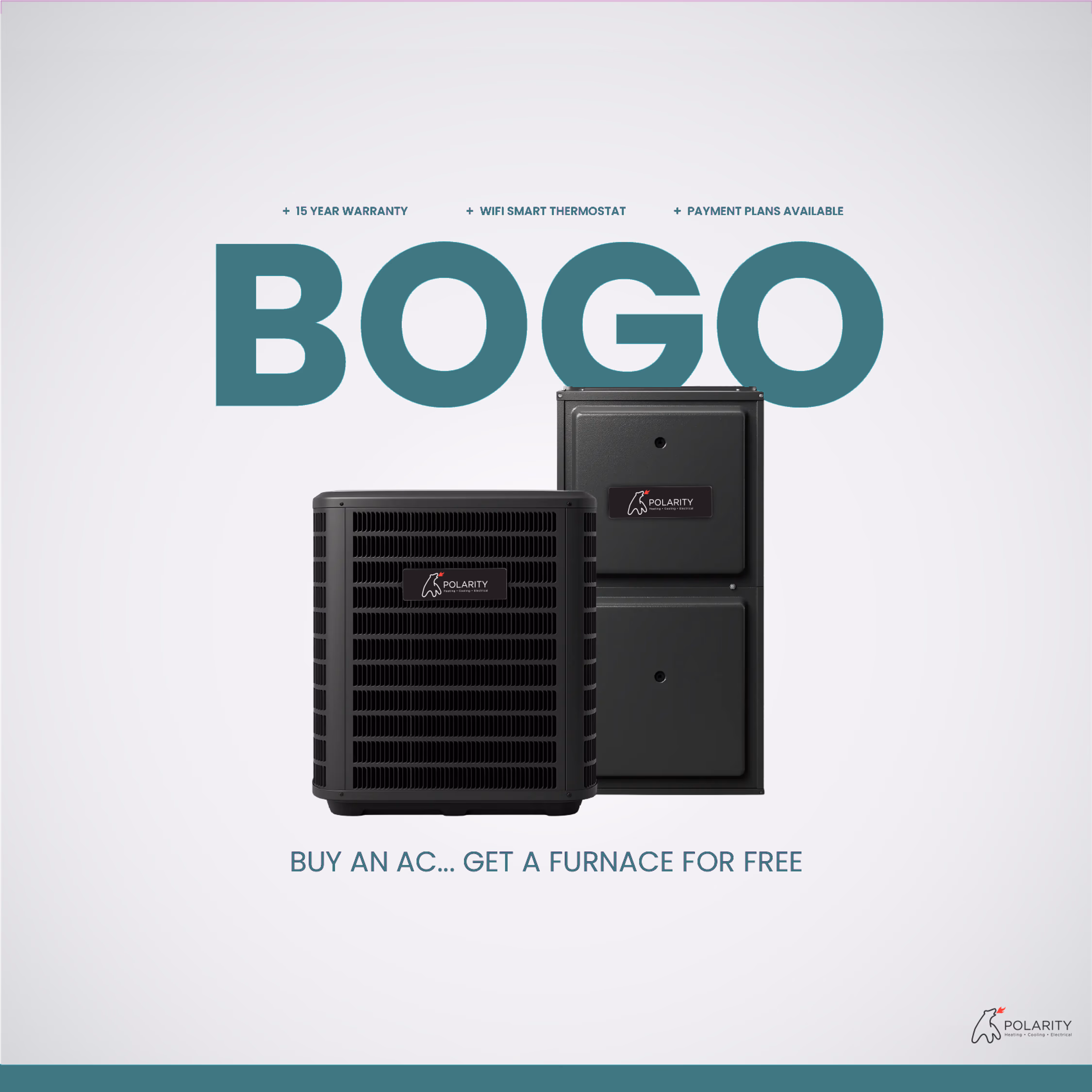 Buy an AC, get a furnace free promotion